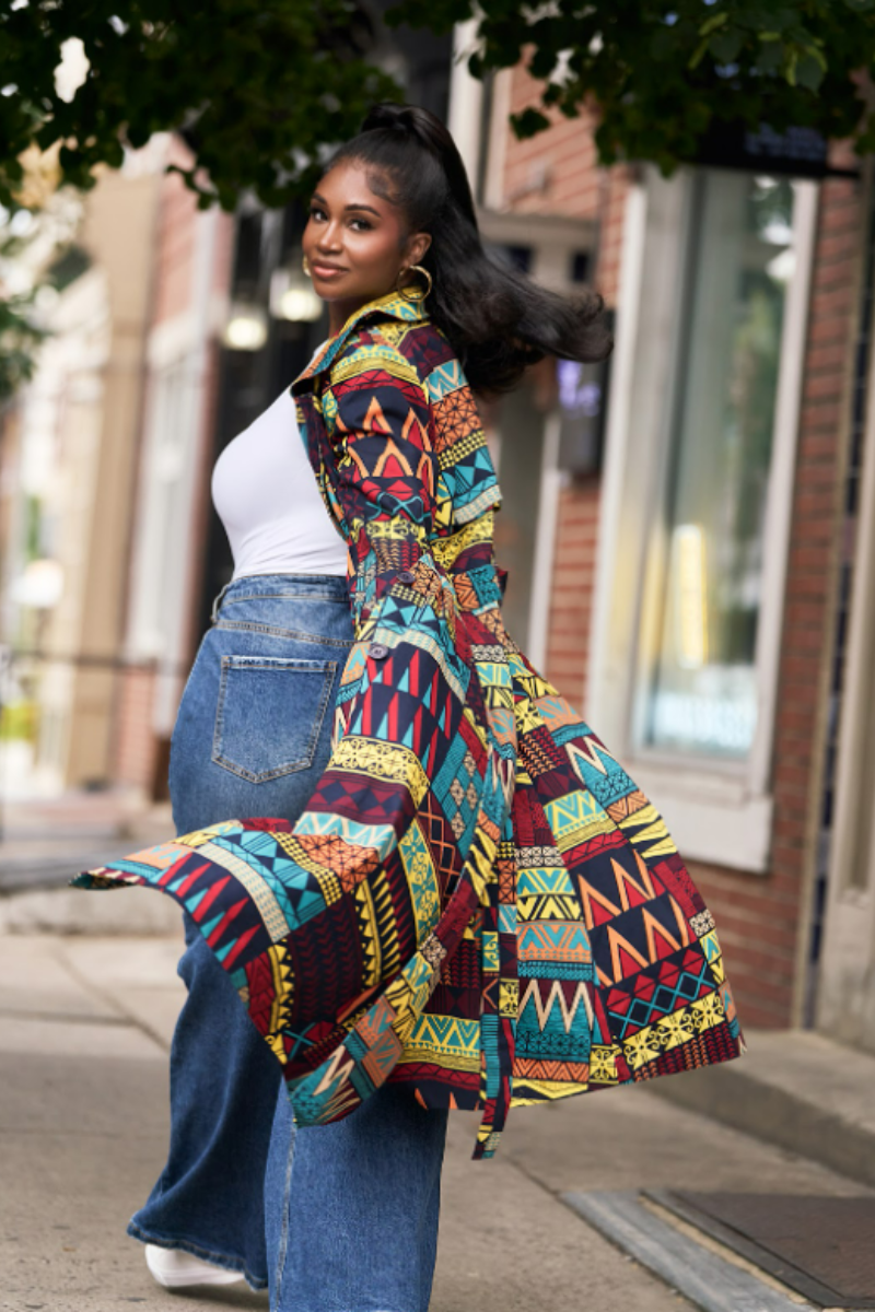 Fall in Love with Layers: Women’s African Print Jackets & Dresses for Autumn