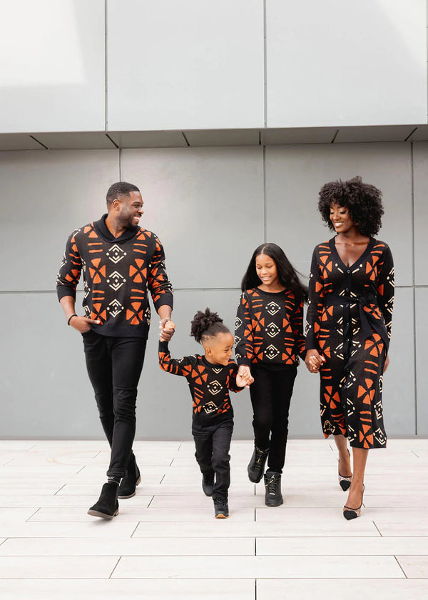 Modern African Inspired Sweaters for the Whole Family