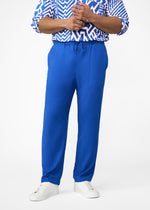 Asan Men's Linen Blend Pants (Cobalt) - Clearance - D'IYANU