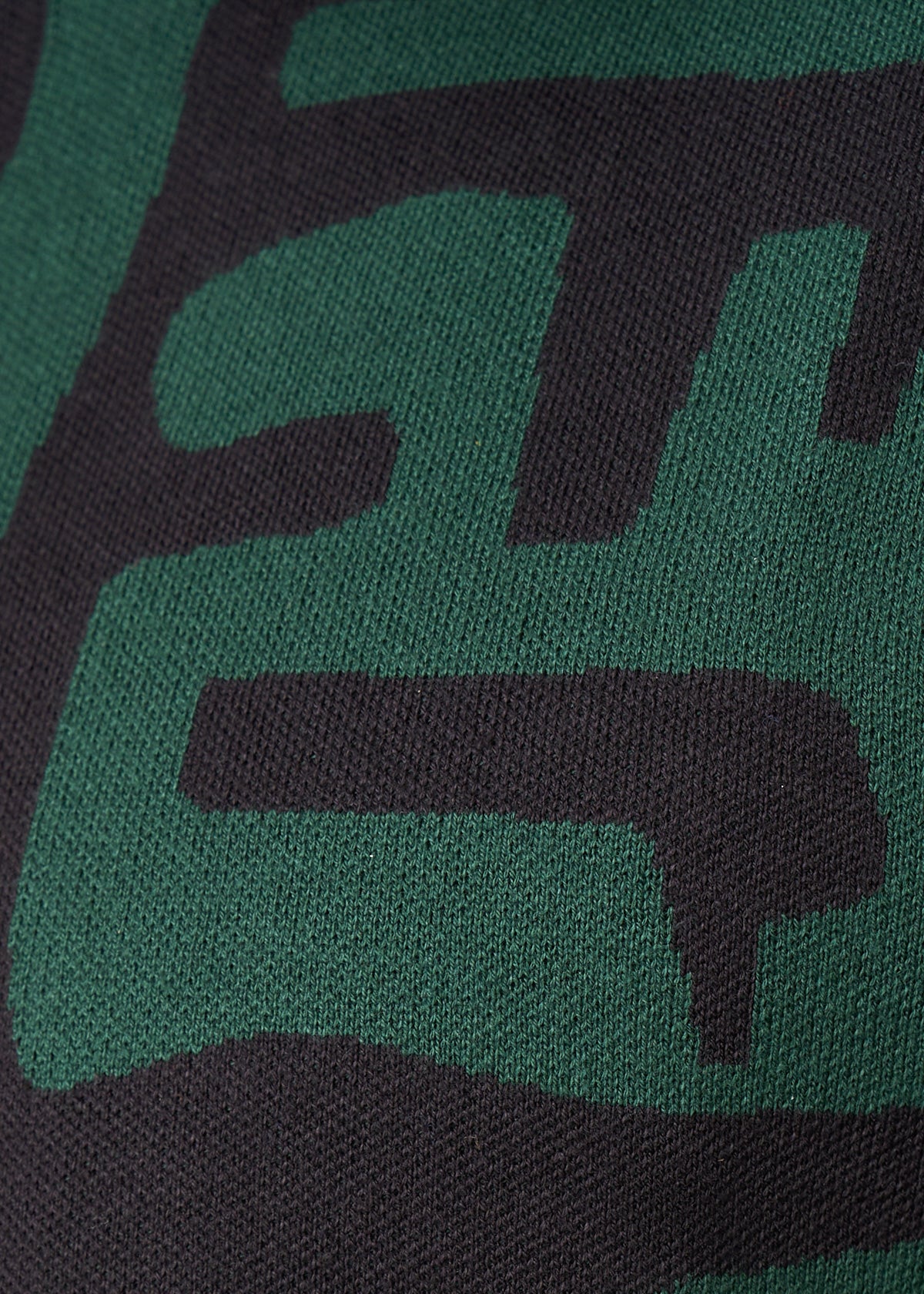 Asaye Men's African Print Crew Neck Sweater (Black Malachite Geometric) - D'IYANU