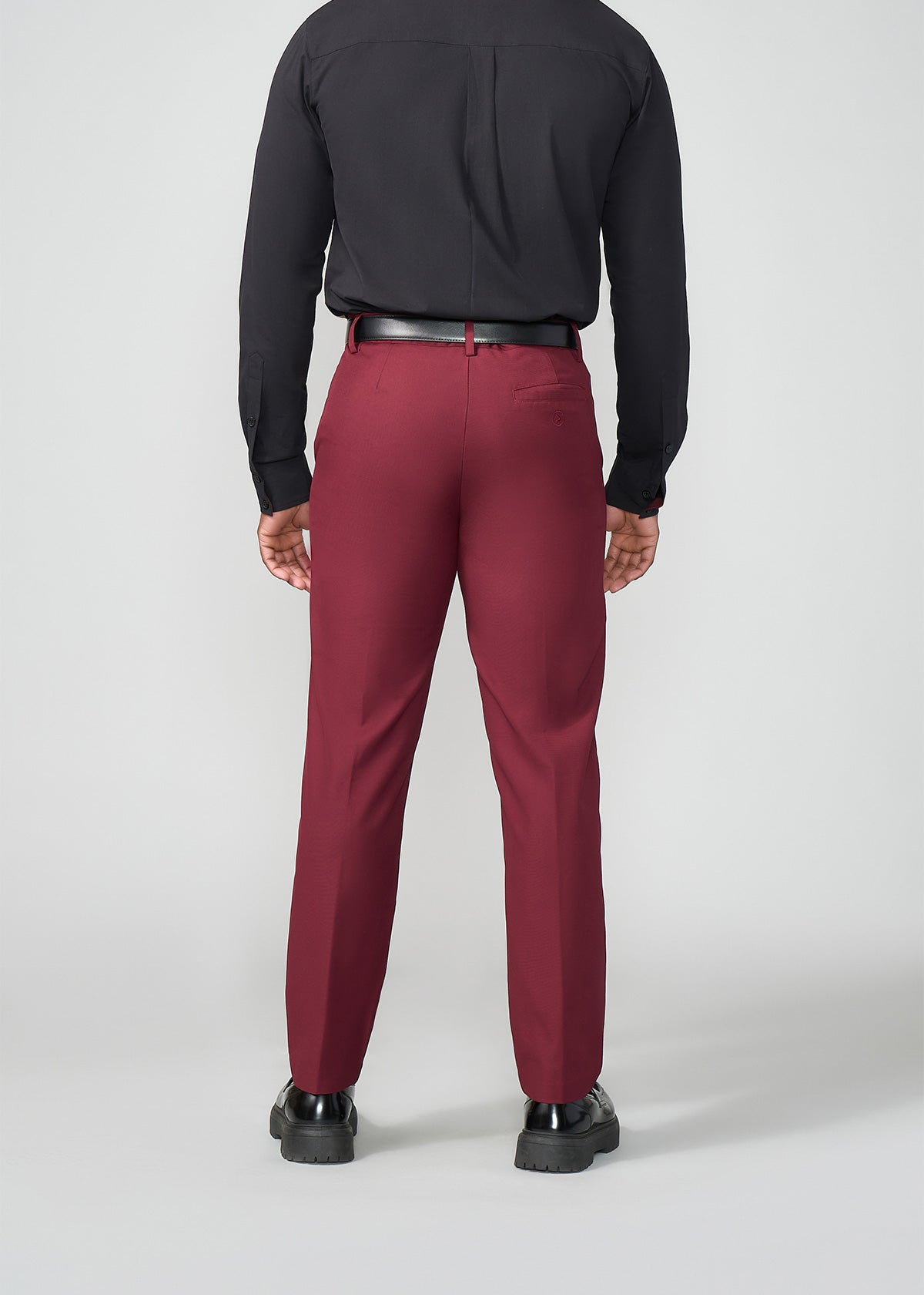 Davu Men's Traditional Pants (Maroon) - D'IYANU