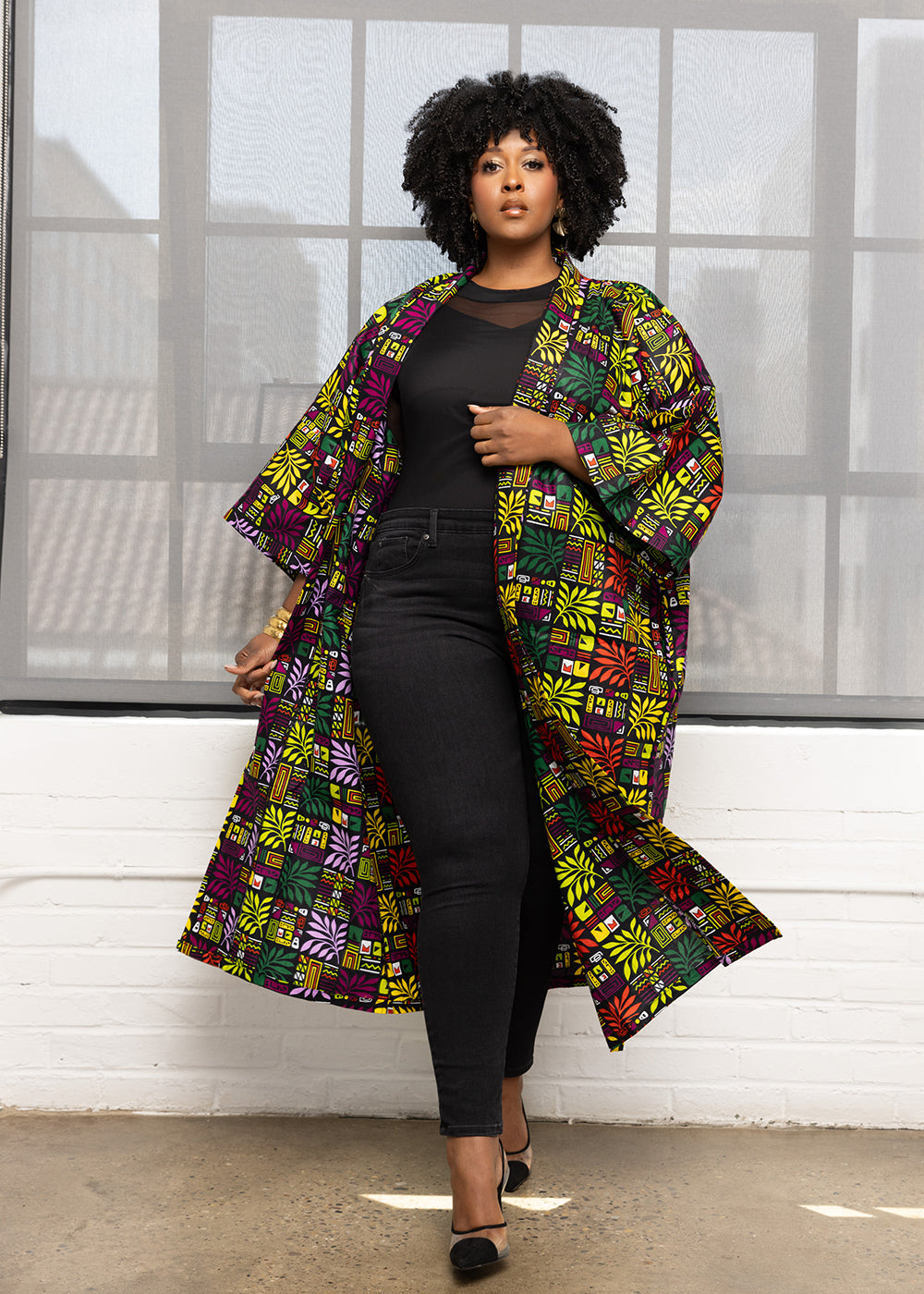 50 Trending Ankara Kimono Jackets And Dresses For 2022 - Fashion - Nigeria
