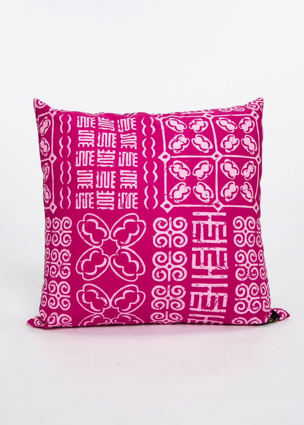 Alafia African Print Throw Pillow-Cover (Raspberry Adire) - Clearance –  D'IYANU