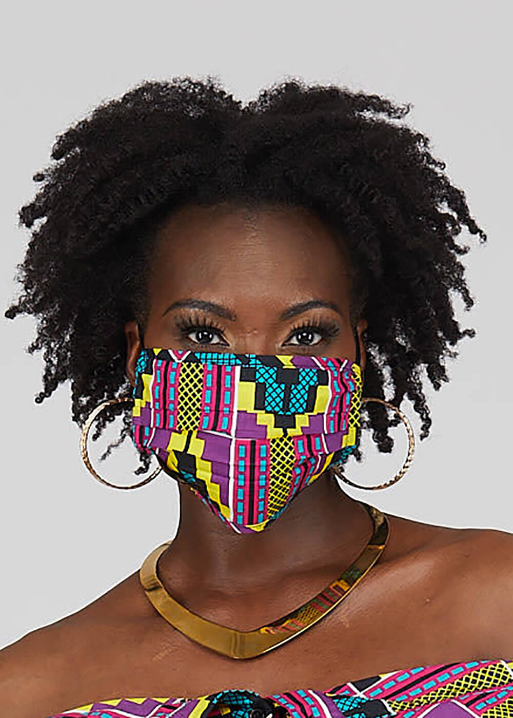 Kente Queen - PURPLE, BLUSH AND TURQUOISE BLUE up for