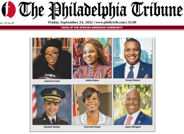 Addie Elabor Named Influential African American by The Philadelphia Tribune