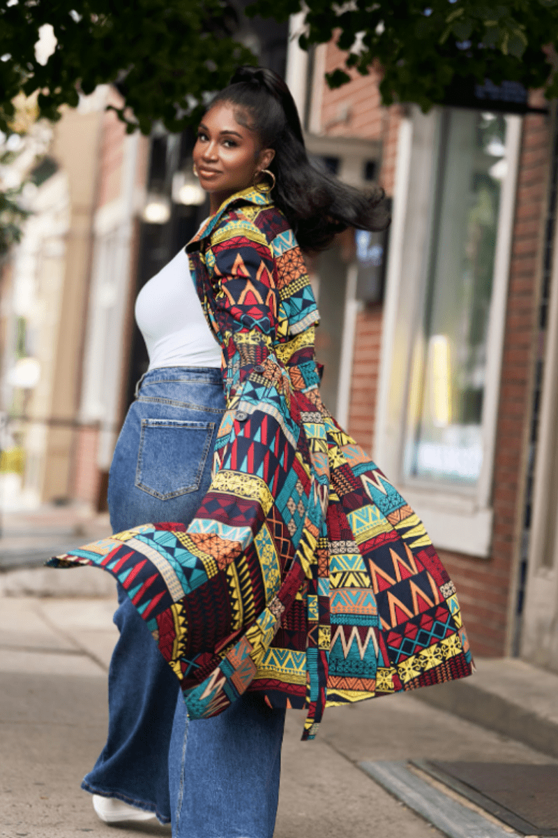 Fall in Love with Layers: Women’s African Print Jackets & Dresses for Autumn