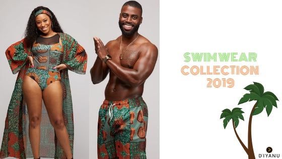 D'IYANU African Print Swimwear Collection 2019