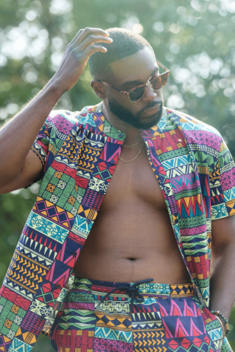 Men’s Short Sleeve Shirts with African Prints: Cool Looks, Hot Days