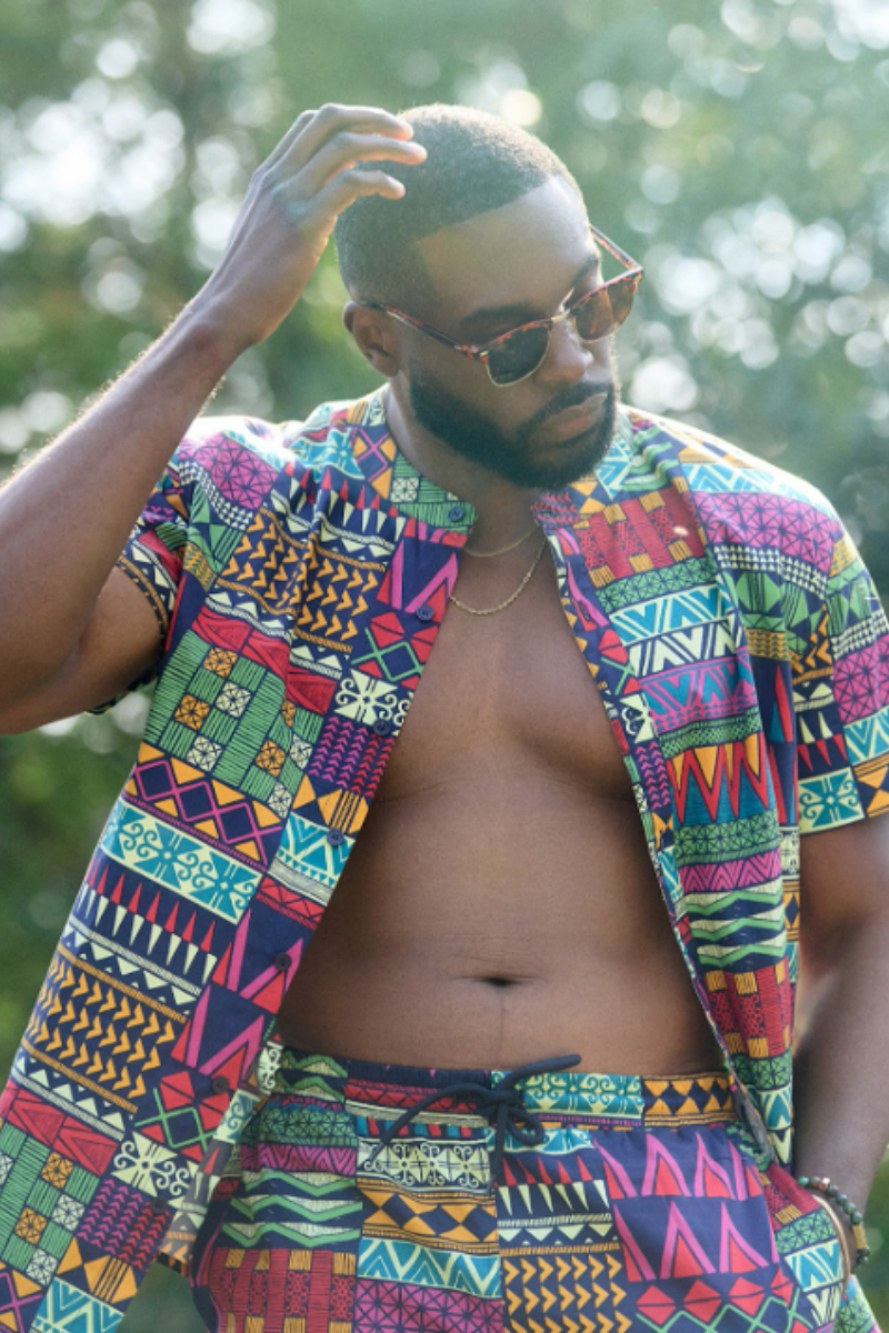 Men’s Short Sleeve Shirts with African Prints: Cool Looks, Hot Days