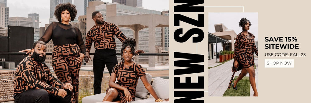 Shop the new fall collection of modern African-inspired prints and save 15% sitewide with code Fall23.