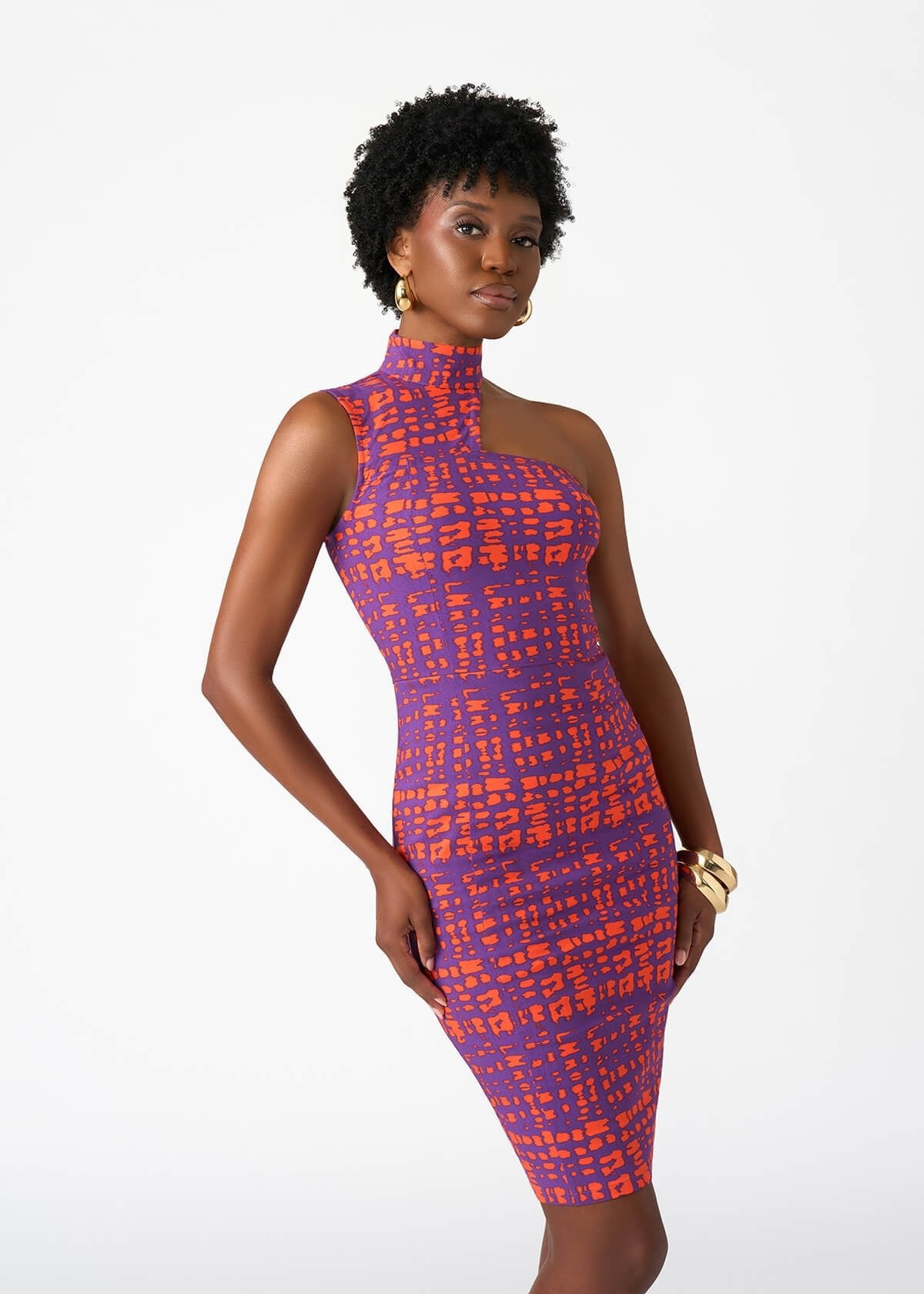 Amaka African Print Stretch Dress