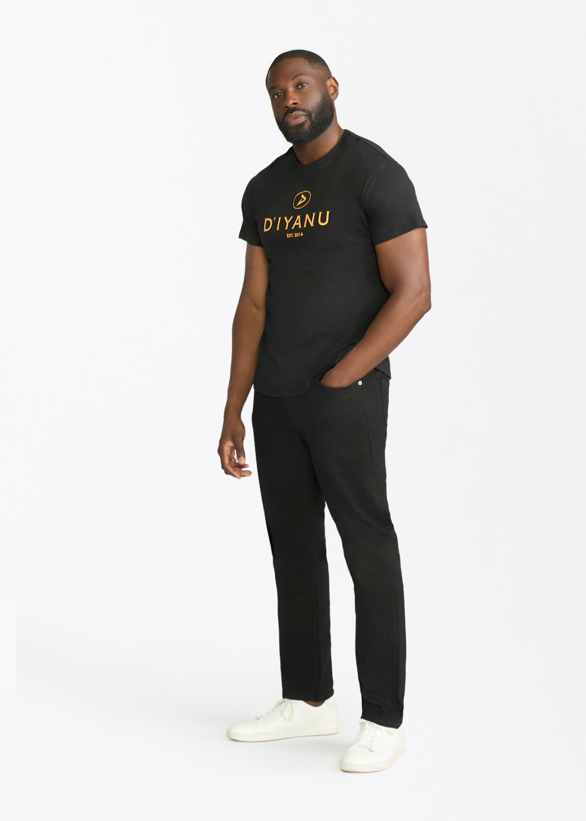 D'IYANU Brand Tee (BLACK) - D'IYANU