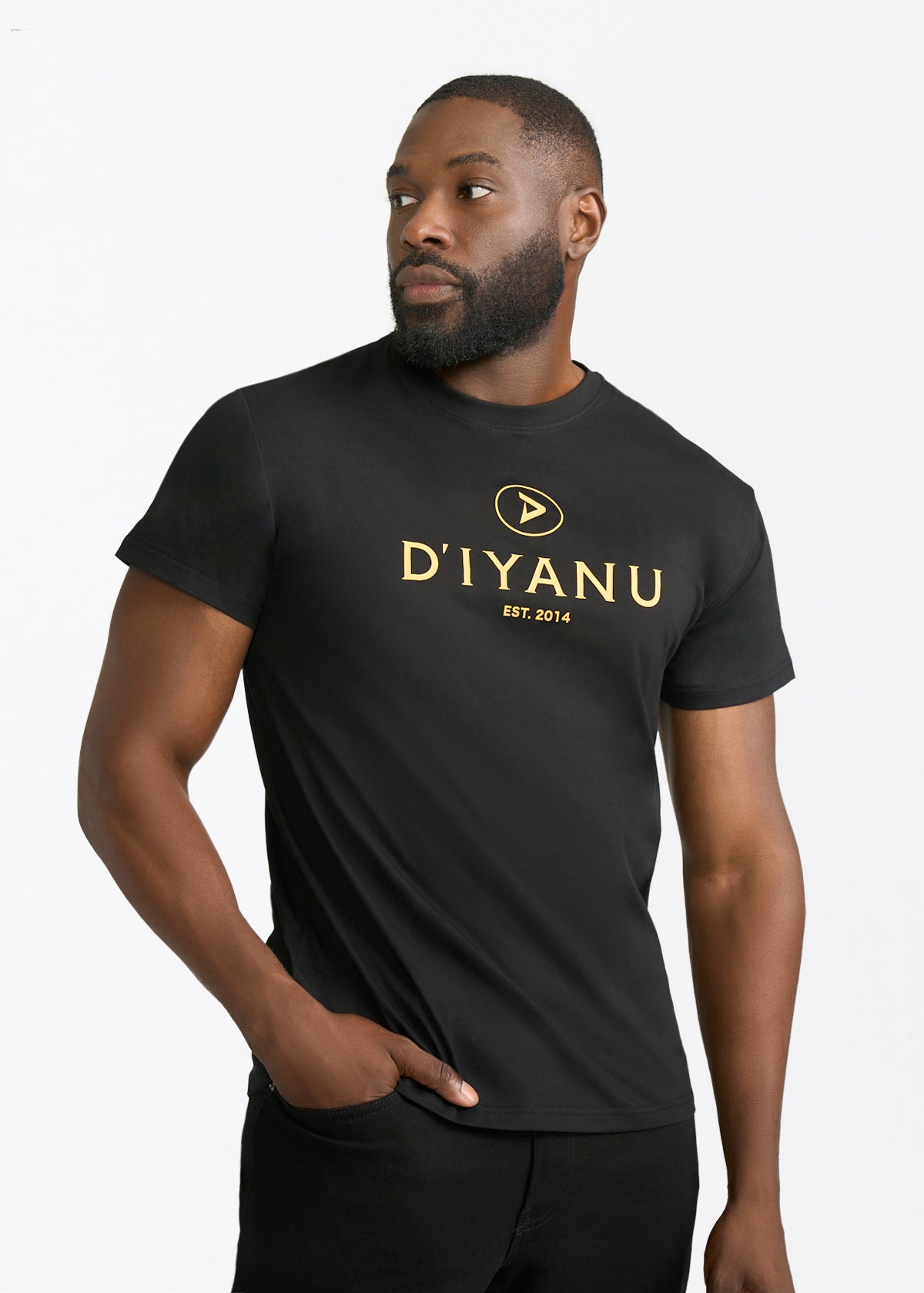 D'IYANU Brand Tee (BLACK) - D'IYANU