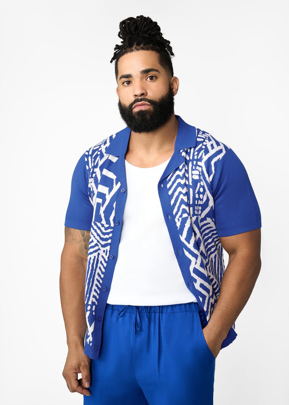 Shirt Dress : Cobalt main image 0