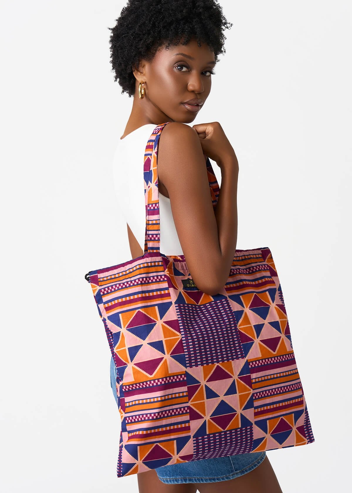 Ebuni African Print Tote Bag Clearance