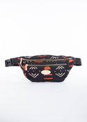 Naji African Print Unisex Fanny Pack (Natural Mudcloth)