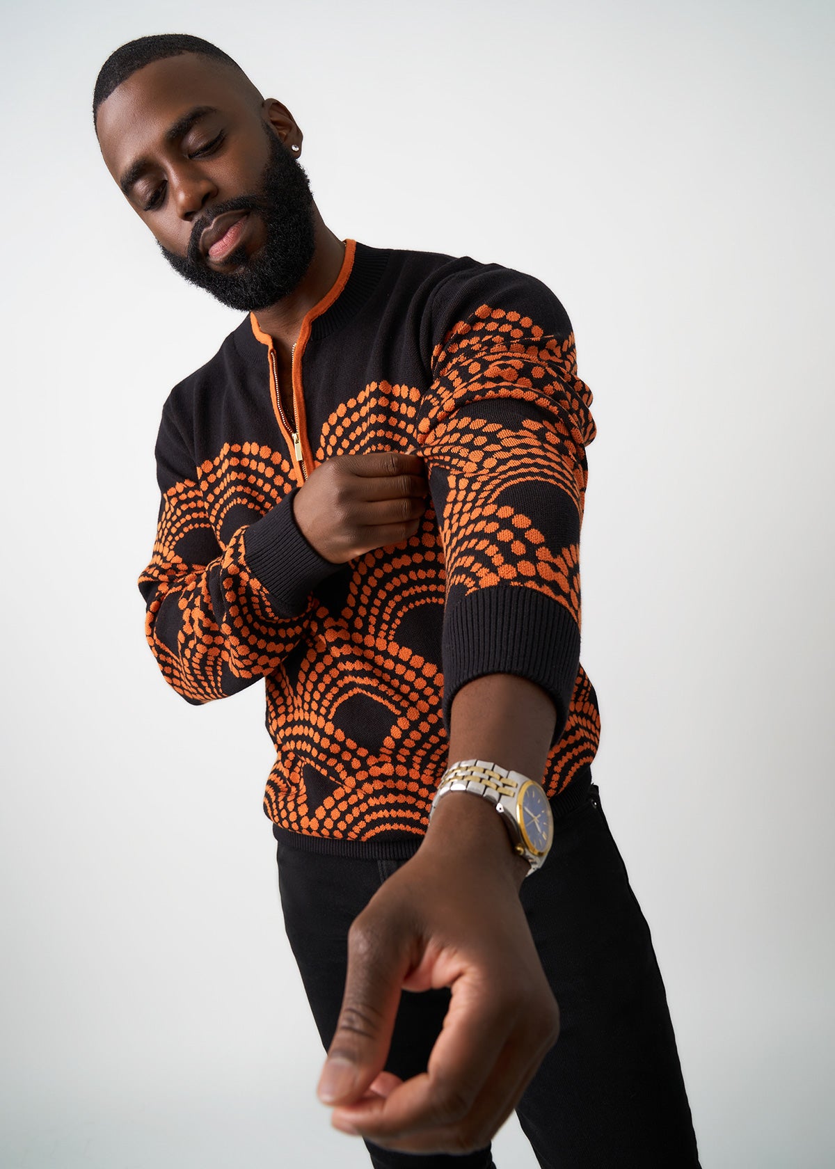 African print sweater hotsell