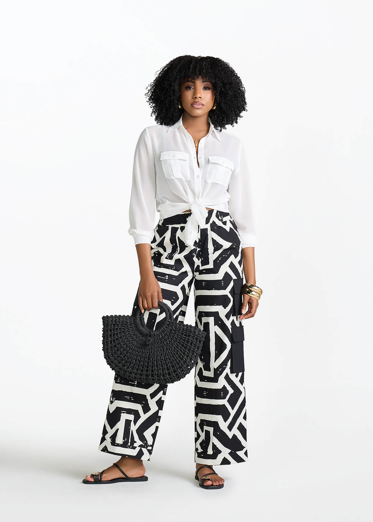 Nyala Women's Sheer Blouse - D'IYANU