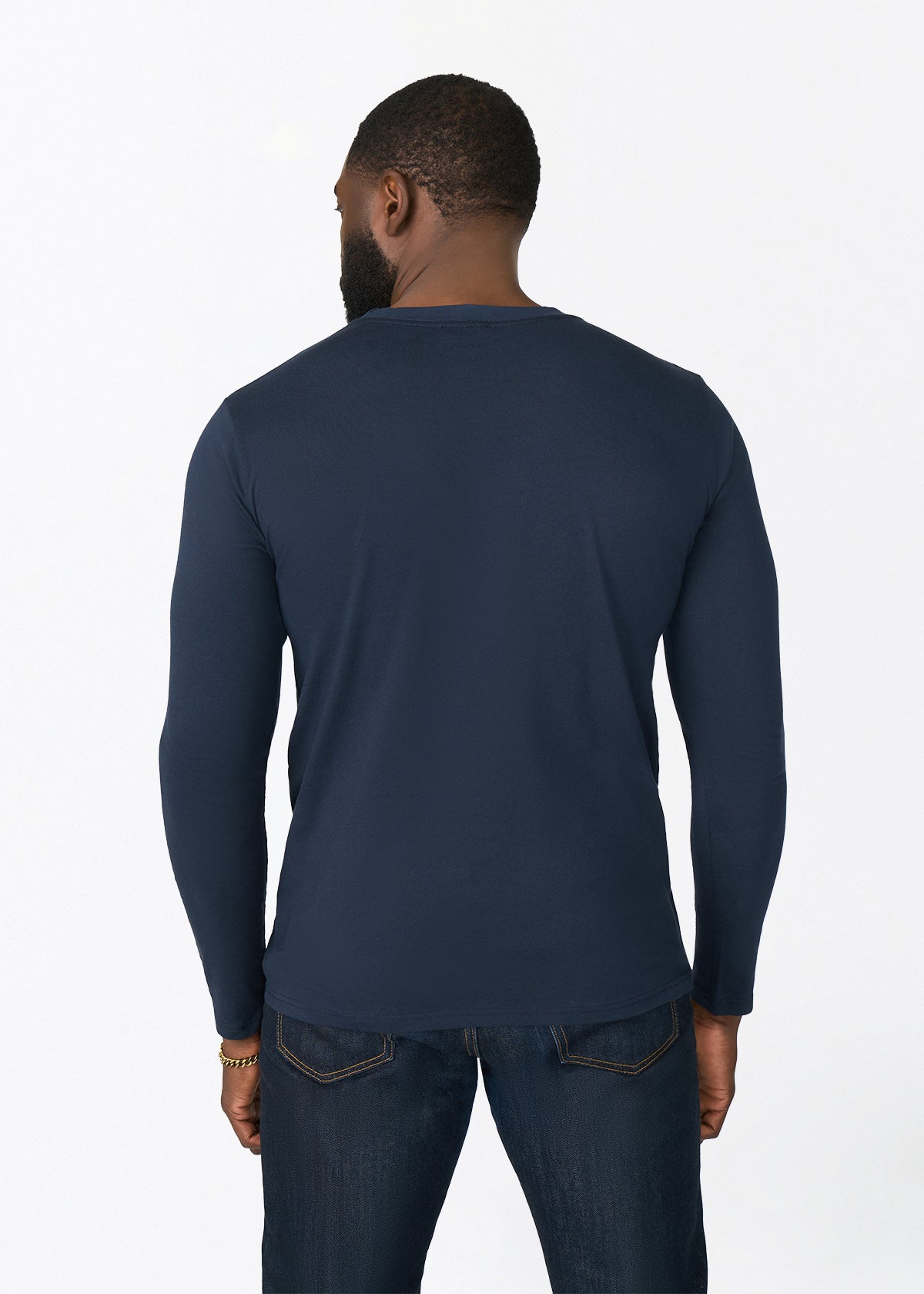 Osei Men's Long Sleeve African Print Applique T-Shirt (New Harvest Multipattern) - Clearance - D'IYANU