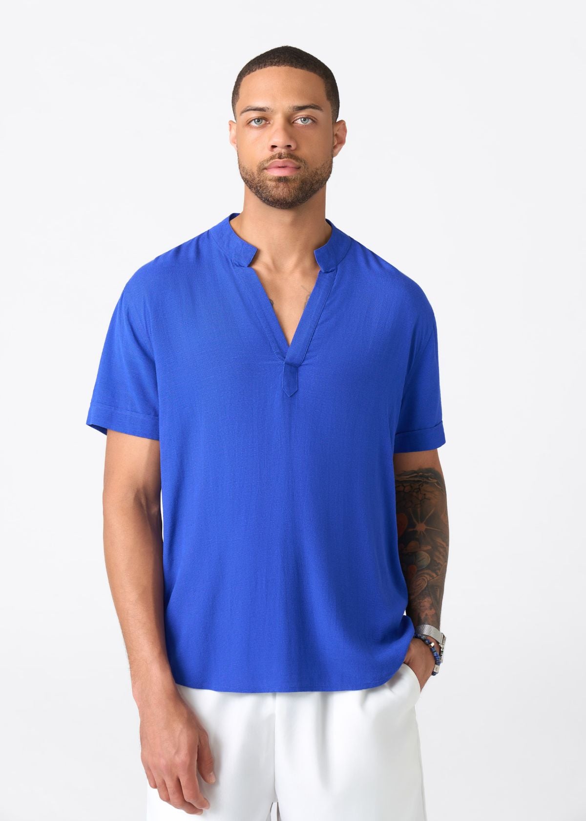 Refiloe African Linen Blend Tunic