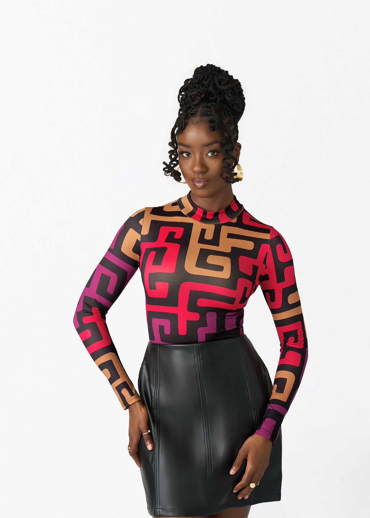 Thabisa African Print Bodysuit
