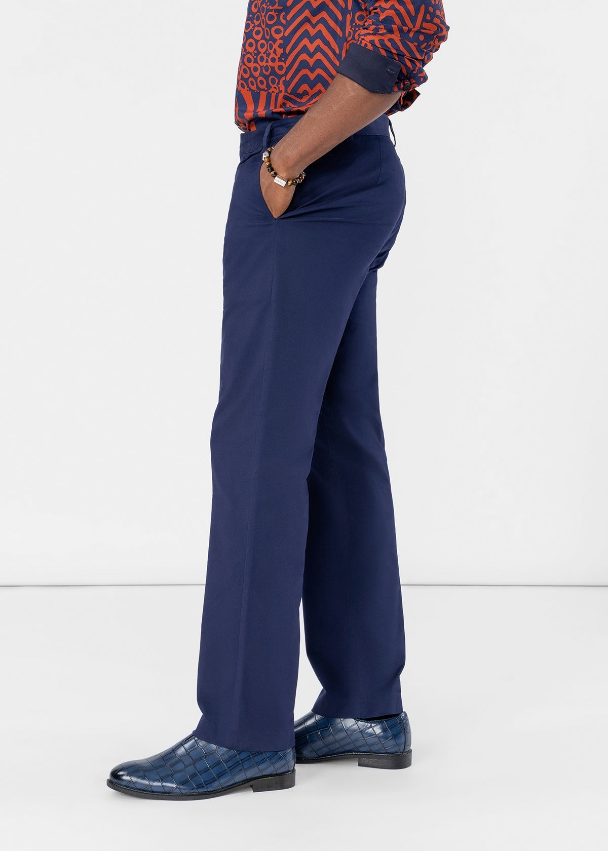 Tokunbo Men's Pants (Navy) - D'IYANU