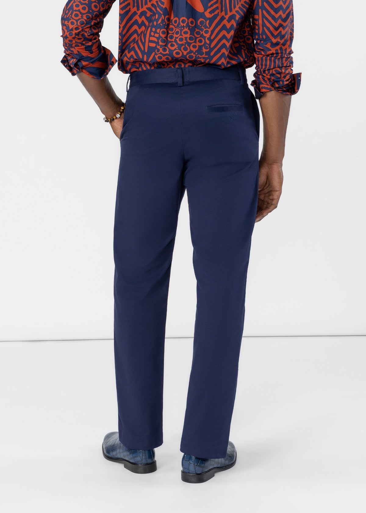 Tokunbo Men's Pants (Navy) - D'IYANU