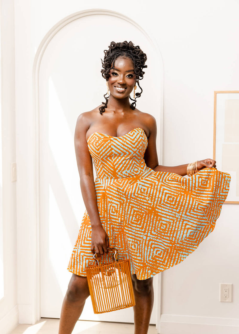 Chocolate Corset  Seventies fashion, African print fashion dresses, Office  attire women