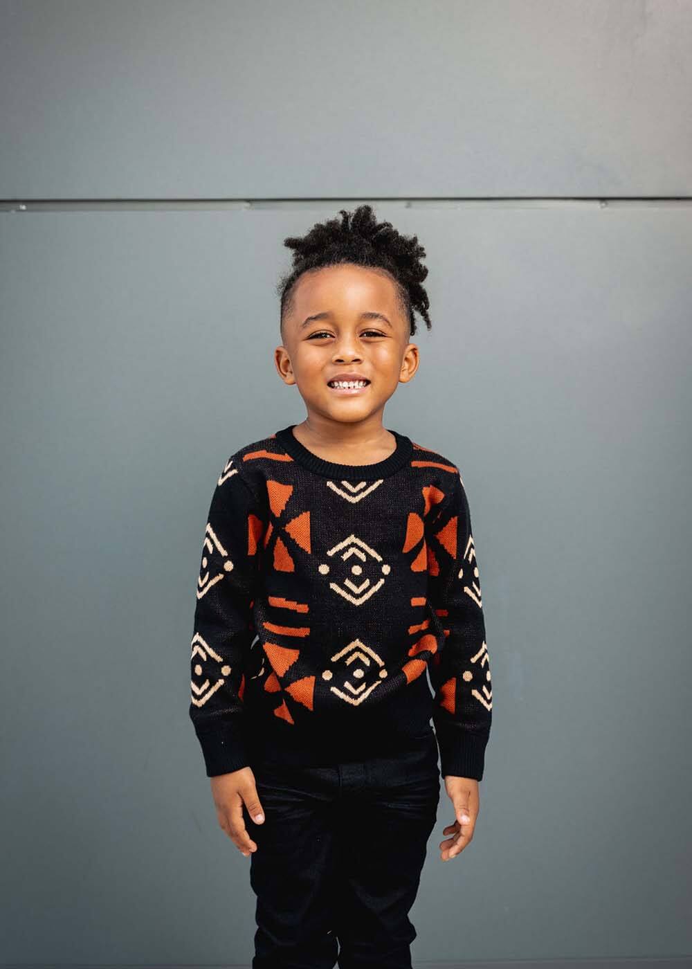 Oma s African Print Sweater