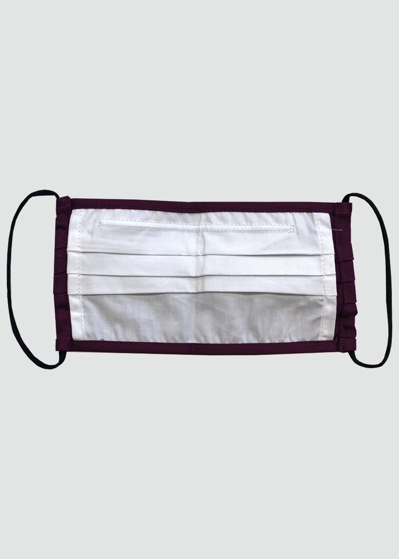 Uzo 2 Layer Reusable Face Mask (Plum)-Clearance