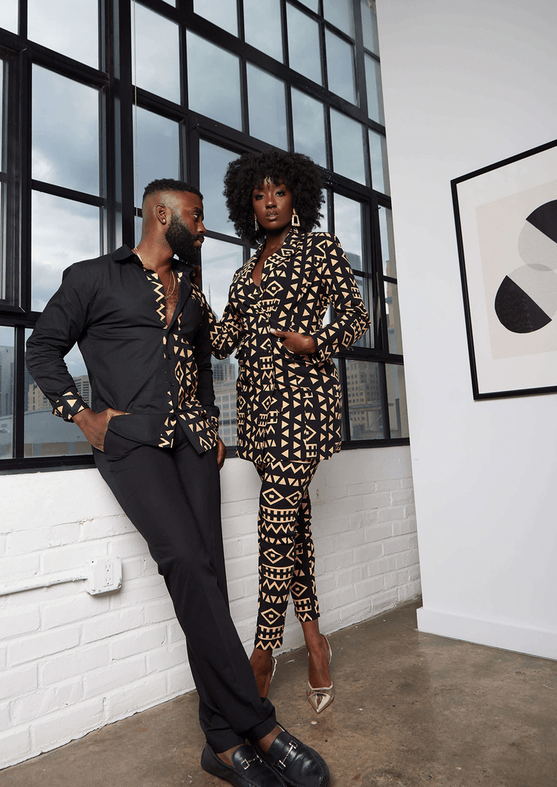 Womens sales print suit