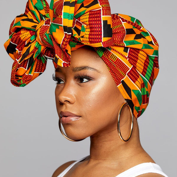 African Bandana Head Wrap Tropical Style Beach Surf 