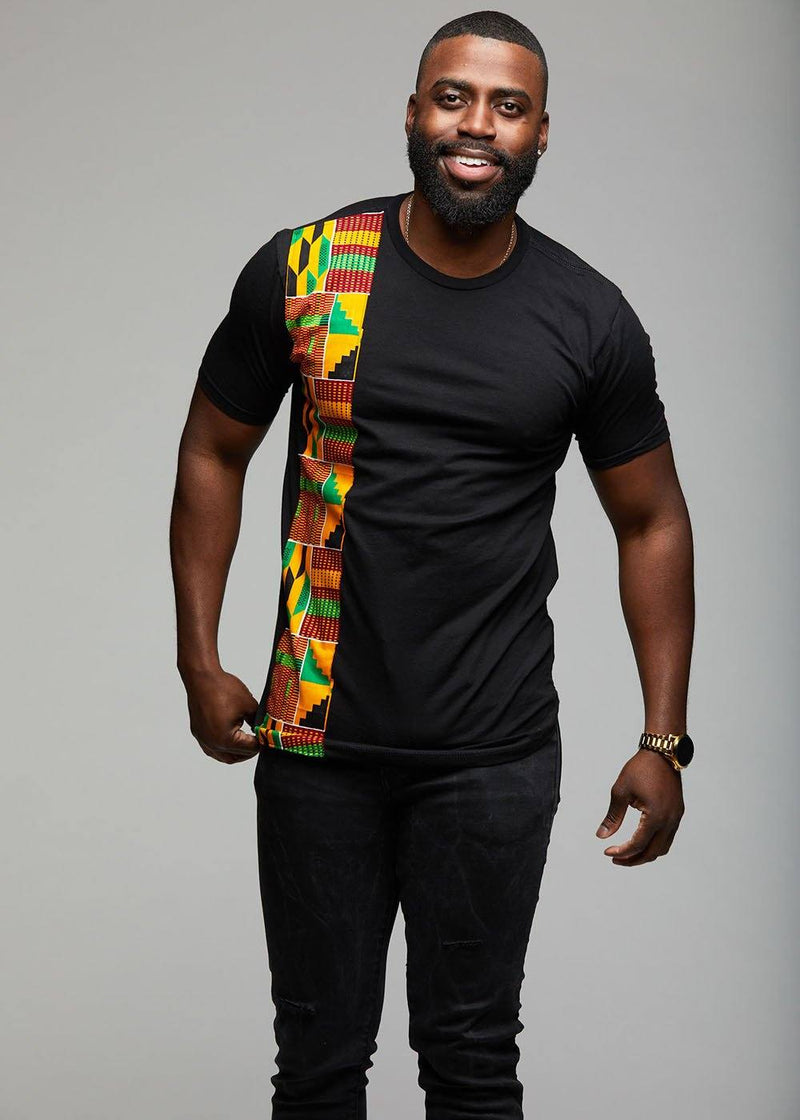 Sadik African Print Short Sleeve T-shirt – D'IYANU