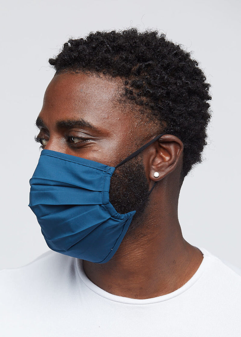 Uzo 2 Layer Reusable Face Mask (Deep Teal)-Clearance